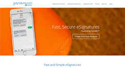 Desktop Screenshot of esignatures.com